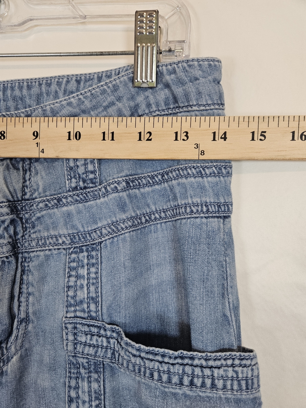Pilcro By Anthroplogie Light Blue Wide-Leg High-Rise Jeans - Picture 11 of 11